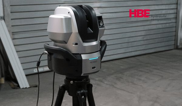 Modern 3D coordinate measuring machine in the HBE steel construction department